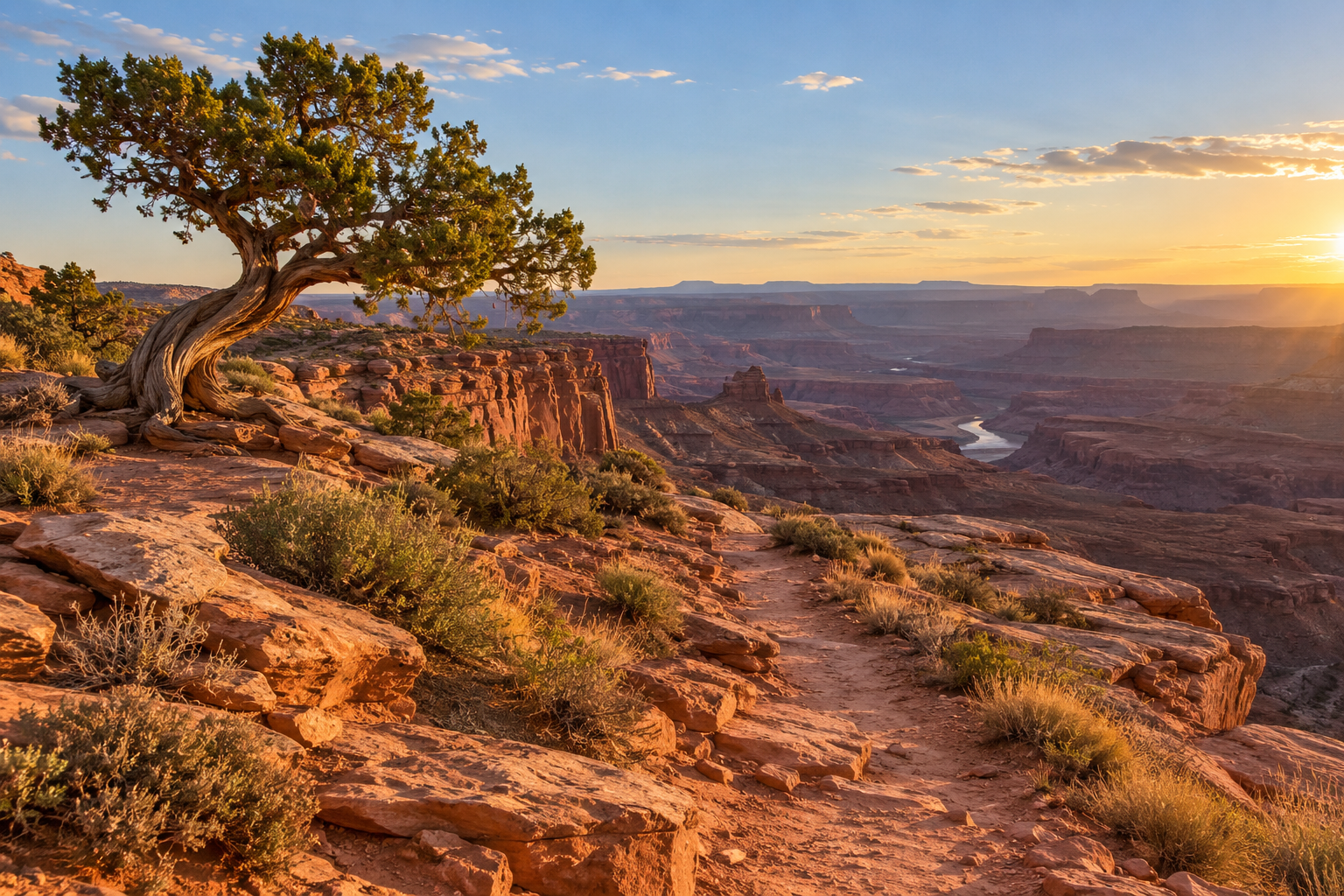 AI-created desert canyon landscape used as a fictional CasePop crop example